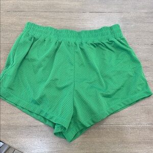 Daily Drills Emerald Mesh Activewear Shorts